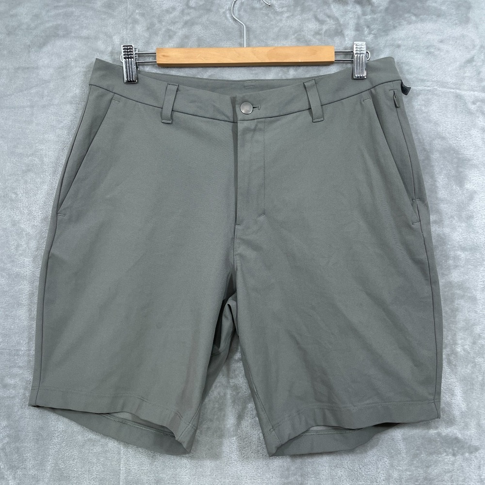 Lululemon Commission Short Mens 32 Olive Green LM7B96S Classic Fit 9" LM7B96S